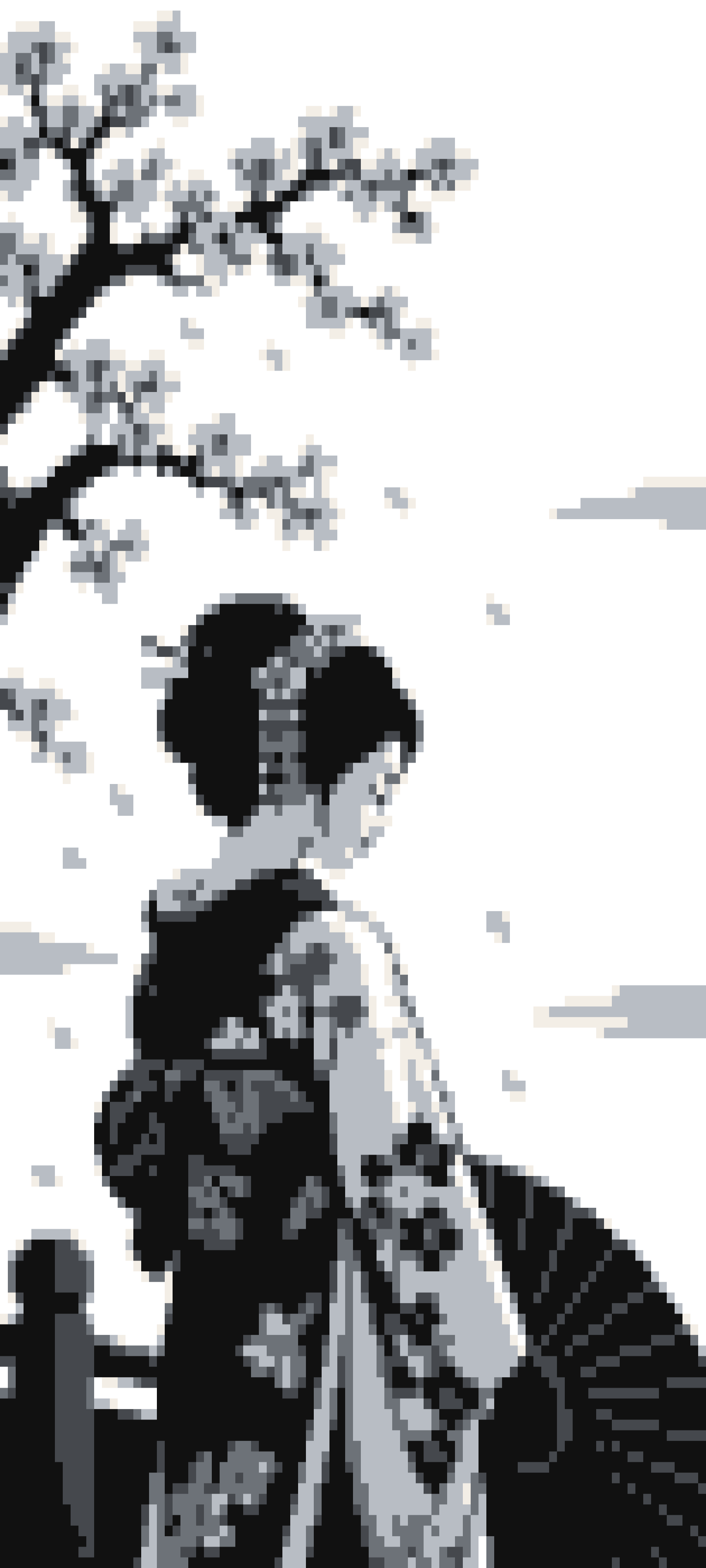 Geisha — decorative door curtain by Entrada Studio