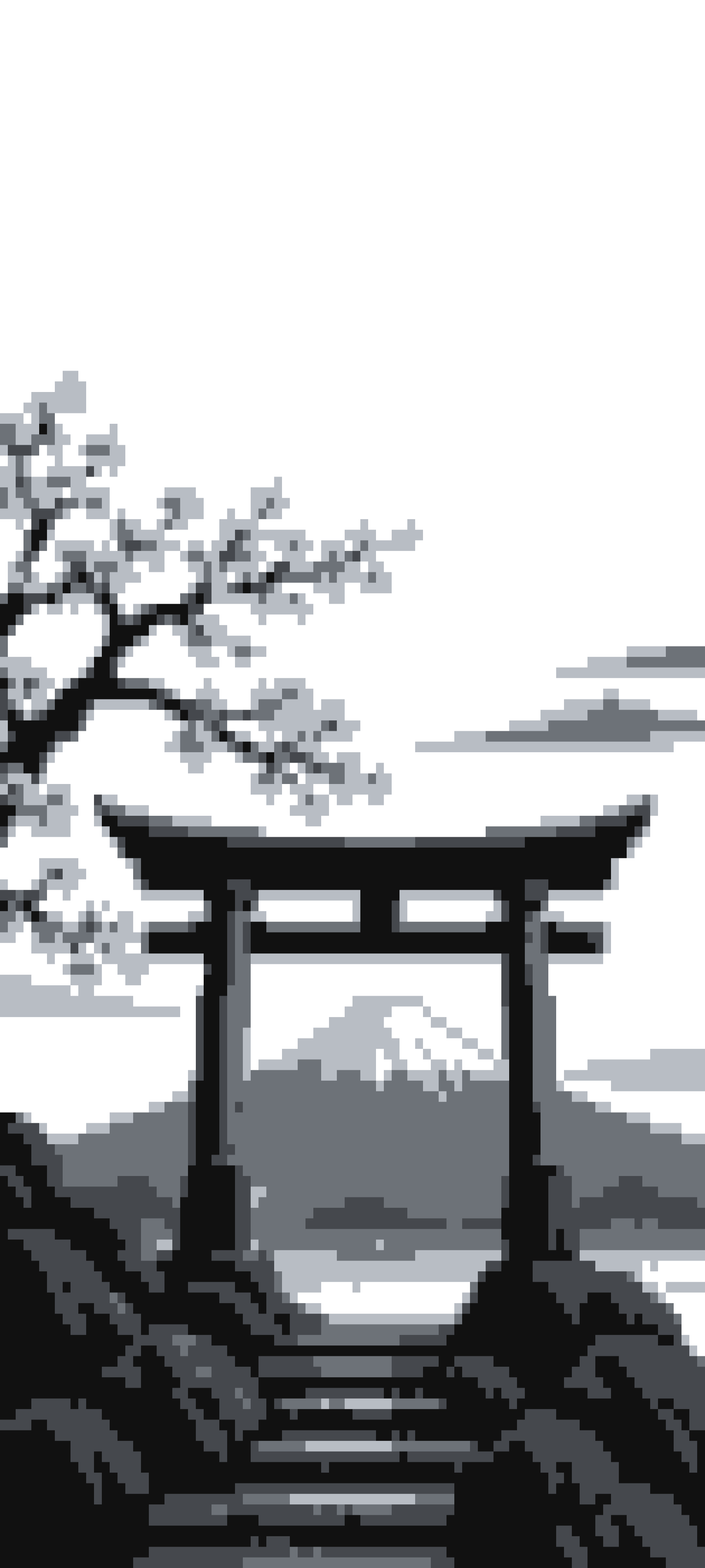 Torii — decorative door curtain by Entrada Studio